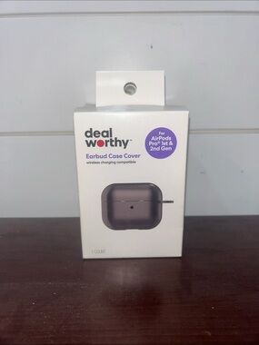 Dealworthy Black Earbud Case Cover for AirPods Pro 1st & 2nd Gen